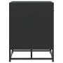 Banco zapatero madera de ingeniería y metal negro 60x40x53,5 cm by , Benches for halls and storage - Ref: Foro24-849219, Pric...