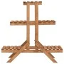 Soporte para plantas de madera de abeto 83x25x83 cm de vidaXL, Soportes para macetas - Ref: Foro24-47234, Precio: 34,63 €, De...