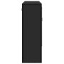 Armario de baño con espejo madera ingeniería negro 65x20x60 cm by , bathroom vanities - Ref: Foro24-849259, Price: 82,22 €, D...