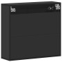 Armario de baño con espejo madera ingeniería negro 65x20x60 cm by , bathroom vanities - Ref: Foro24-849259, Price: 82,22 €, D...