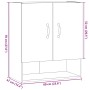 Armario de pared madera de ingeniería roble artesano 60x31x70cm von , Schließfächer und Lagerschränke - Ref: Foro24-857068, P...