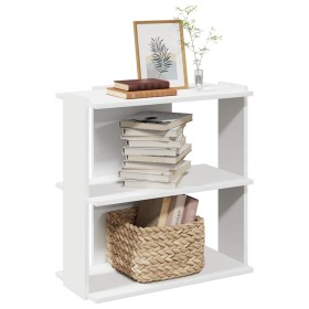 Librería 3 niveles madera ingeniería blanco 60x30x60 cm von , Bücherregale und Regale - Ref: Foro24-860247, Preis: 38,72 €, R...