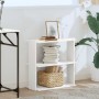 Librería 3 niveles madera ingeniería blanco 60x30x60 cm by , Bookcases and shelves - Ref: Foro24-860247, Price: 38,72 €, Disc...