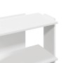 Librería 3 niveles madera ingeniería blanco 60x30x60 cm by , Bookcases and shelves - Ref: Foro24-860247, Price: 38,72 €, Disc...