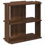 Librería 3 estantes madera ingeniería marrón roble 60x30x60 cm von , Bücherregale und Regale - Ref: Foro24-860253, Preis: 40,...