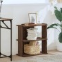 Librería 3 estantes madera ingeniería marrón roble 60x30x60 cm von , Bücherregale und Regale - Ref: Foro24-860253, Preis: 40,...