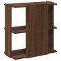 Librería 3 estantes madera ingeniería marrón roble 60x30x60 cm von , Bücherregale und Regale - Ref: Foro24-860253, Preis: 40,...
