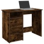 Escritorio de madera de ingeniería roble ahumado 102x50x75 cm by , Desks - Ref: Foro24-860467, Price: 103,85 €, Discount: %