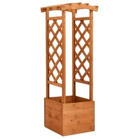 Pflanzgefäß aus Fichtenholz mit Bogen 49x39x130 cm von vidaXL, Töpfe und Pflanzgefäße - Ref: Foro24-47251, Preis: 76,27 €, Ra...