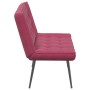 Banco de terciopelo rojo vino tinto 110x74x84 cm de , Bancos - Ref: Foro24-4012341, Precio: 111,88 €, Descuento: %