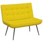 Banco de terciopelo amarillo 110x74x84 cm de , Bancos - Ref: Foro24-4012343, Precio: 136,27 €, Descuento: %