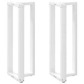Patas de mesa bar forma T 2 uds acero blanco 40x35x(110-111) cm de , Patas para mesas - Ref: Foro24-4013097, Precio: 141,33 €...