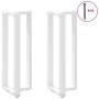 Patas de mesa bar forma T 2 uds acero blanco 40x35x(110-111) cm von , Tischbeine - Ref: Foro24-4013097, Preis: 141,33 €, Raba...
