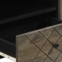 Mueble de TV madera maciza de mango negro 105x33x46 cm de , Almacenamiento para CD y DVD - Ref: Foro24-4017698, Precio: 116,3...