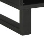 Mueble de TV madera maciza de mango negro 100x33x46 cm de , Almacenamiento para CD y DVD - Ref: Foro24-4017700, Precio: 95,71...