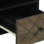 Mueble de TV madera maciza de mango negro 100x33x46 cm by , CD and DVD storage - Ref: Foro24-4017702, Price: 113,11 €, Discou...