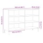 Aparador de madera ingeniería madera envejecida 103,5x35x70 cm von , Sideboards - Ref: Foro24-856452, Preis: 78,11 €, Rabatt: %