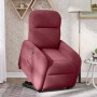 Sillón reclinable elevable tela rojo tinto by , Armchairs - Ref: Foro24-3302975, Price: 248,56 €, Discount: %