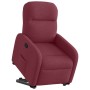 Sillón reclinable elevable tela rojo tinto by , Armchairs - Ref: Foro24-3302975, Price: 248,56 €, Discount: %