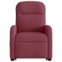 Sillón reclinable elevable tela rojo tinto by , Armchairs - Ref: Foro24-3302975, Price: 248,56 €, Discount: %