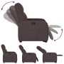 Sillón reclinable elevable tela marrón oscuro von , Sessel - Ref: Foro24-3302977, Preis: 265,01 €, Rabatt: %