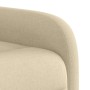 Sillón reclinable elevable de tela color crema by , Armchairs - Ref: Foro24-3302980, Price: 265,49 €, Discount: %