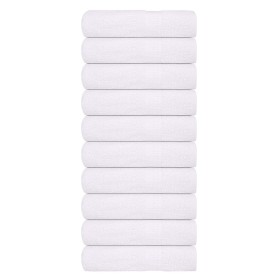 Toallas de mano 10 piezas blanco 50x100cm 360 g/m² 100% algodón von , Handtücher - Ref: Foro24-136651, Preis: 53,40 €, Rabatt: %