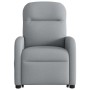 Sillón de masaje reclinable de pie de tela gris claro by , Armchairs - Ref: Foro24-3302982, Price: 266,50 €, Discount: %