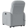 Sillón de masaje reclinable de pie de tela gris claro by , Armchairs - Ref: Foro24-3302982, Price: 266,50 €, Discount: %
