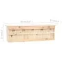 Haus für Spatzen 5 Zimmer Fichtenholz 68x15x21 cm von vidaXL, Vogelhäuser - Ref: Foro24-47245, Preis: 51,24 €, Rabatt: %
