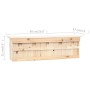 Haus für Spatzen 5 Zimmer Fichtenholz 68x15x21 cm von vidaXL, Vogelhäuser - Ref: Foro24-47245, Preis: 47,48 €, Rabatt: %