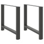 Patas de mesa de centro antracita 2 uds 90x(72-73) cm acero by , Table legs - Ref: Foro24-4013318, Price: 113,97 €, Discount: %