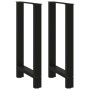 Patas de mesa de centro acero negro 2 uds 40x(90-91) cm von , Tischbeine - Ref: Foro24-4013324, Preis: 125,67 €, Rabatt: %