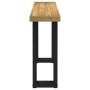 Mesa consola NOAIN patas en U madera maciza pino 120x30x75 cm by , console tables - Ref: Foro24-4100038, Price: 100,90 €, Dis...
