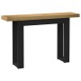 Mesa consola NOAIN patas en U madera maciza pino 120x30x75 cm by , console tables - Ref: Foro24-4100038, Price: 100,90 €, Dis...