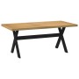 Mesa comedor NOAIN patas forma X madera maciza pino 180x90x75cm von , Küchen- und Esstische - Ref: Foro24-4100046, Preis: 195...
