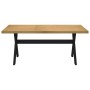 Mesa comedor NOAIN patas forma X madera maciza pino 180x90x75cm von , Küchen- und Esstische - Ref: Foro24-4100046, Preis: 195...