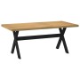 Mesa comedor NOAIN patas forma X madera maciza pino 180x90x75cm von , Küchen- und Esstische - Ref: Foro24-4100046, Preis: 195...
