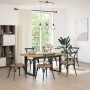Mesa comedor NOAIN patas forma U madera maciza pino 160x90x75cm von , Küchen- und Esstische - Ref: Foro24-4100044, Preis: 211...