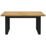 Mesa comedor NOAIN patas forma U madera maciza pino 160x90x75cm von , Küchen- und Esstische - Ref: Foro24-4100044, Preis: 211...
