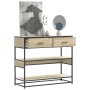 Mesa consola de madera de ingeniería roble Sonoma 90x35x80 cm by , Side tables - Ref: Foro24-849180, Price: 84,69 €, Discount: %