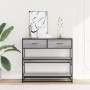 Mesa consola madera de ingeniería gris Sonoma 90x35x80 cm von , Seitentische - Ref: Foro24-849182, Preis: 86,38 €, Rabatt: %