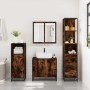 Armario baño madera contrachapada roble ahumado 35x37,5x166 cm by , Bathroom furniture - Ref: Foro24-849246, Price: 86,96 €, ...