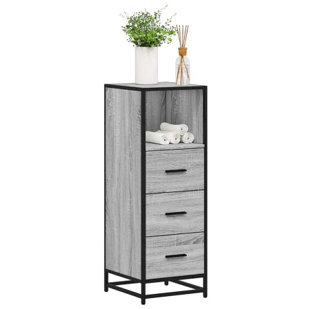 Armario de baño madera contrachapada gris sonoma 35x37,5x100 cm de , Muebles de baño - Ref: Foro24-849252, Precio: 93,74 €, D...
