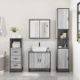 Armario de baño madera contrachapada gris sonoma 35x37,5x100 cm de , Muebles de baño - Ref: Foro24-849252, Precio: 93,74 €, D...