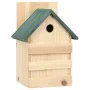 Casa para pájaros 4 unidades madera de abeto 23x19x33 cm de vidaXL, Pajareras - Ref: Foro24-47248, Precio: 61,20 €, Descuento: %