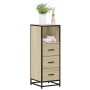Armario de baño madera contrachapada roble Sonoma 35x37,5x100cm de , Muebles de baño - Ref: Foro24-849250, Precio: 76,12 €, D...