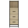 Armario de baño madera contrachapada roble Sonoma 35x37,5x100cm de , Muebles de baño - Ref: Foro24-849250, Precio: 76,12 €, D...
