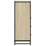 Armario de baño madera contrachapada roble Sonoma 35x37,5x100cm de , Muebles de baño - Ref: Foro24-849250, Precio: 76,12 €, D...