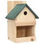 Casa para pájaros 4 unidades madera de abeto 23x19x33 cm de vidaXL, Pajareras - Ref: Foro24-47248, Precio: 61,20 €, Descuento: %